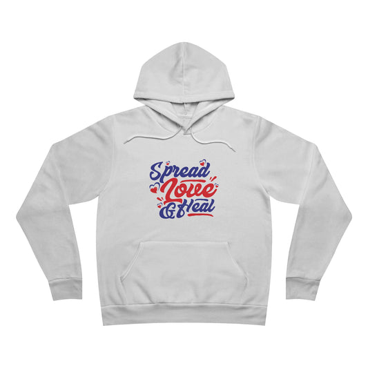 Spread Love & Heal Hoodie - Cozy Unisex Pullover for Positivity and Comfort